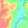 Boztepe topographic map, elevation, terrain