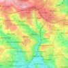 Batley topographic map, elevation, terrain