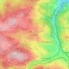 Hrabice topographic map, elevation, terrain