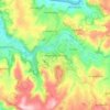 Moyeni (Quthing) topographic map, elevation, terrain