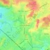 Horton Heath topographic map, elevation, terrain