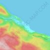 L'Anse-à-Valleau topographic map, elevation, terrain