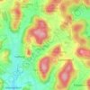 St. Wolfgang topographic map, elevation, terrain