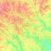 Spartanburg topographic map, elevation, terrain