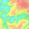La Roche Baraton topographic map, elevation, terrain