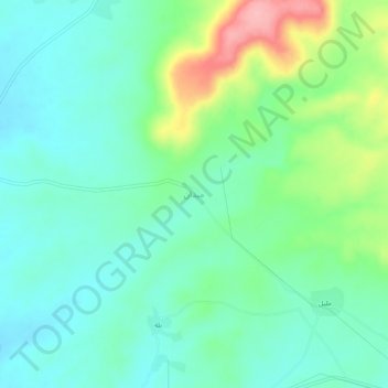 Maydan topographic map, elevation, terrain
