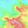 Lahodiv topographic map, elevation, terrain