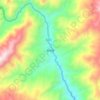 树河镇 topographic map, elevation, terrain