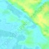 La Pierre Levée topographic map, elevation, terrain