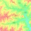 Latur topographic map, elevation, terrain