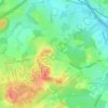 Lyn Mushroom Farm topographic map, elevation, terrain