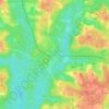 Jamieson topographic map, elevation, terrain