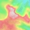 Lochnagar topographic map, elevation, terrain