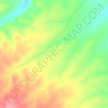 La Ral topographic map, elevation, terrain
