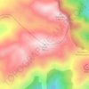 Μάτι topographic map, elevation, terrain