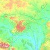 Schumen topographic map, elevation, terrain