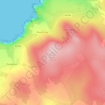 Watch Croft topographic map, elevation, terrain