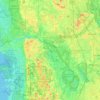 The Pocket topographic map, elevation, terrain