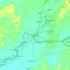 Tanjung topographic map, elevation, terrain