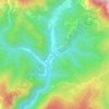 Vedronza topographic map, elevation, terrain