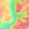 Markleton topographic map, elevation, terrain
