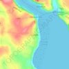 Crooke topographic map, elevation, terrain