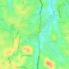 Suka Karya topographic map, elevation, terrain