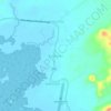 Katipunan topographic map, elevation, terrain