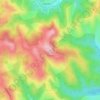 Ocna topographic map, elevation, terrain