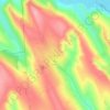 Borosoaia topographic map, elevation, terrain