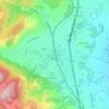 Stathmos Afidnon topographic map, elevation, terrain