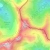 Volovec / Wołowiec topographic map, elevation, terrain