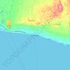 Baclayon topographic map, elevation, terrain