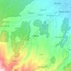 Ngetos topographic map, elevation, terrain