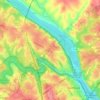Rivermont topographic map, elevation, terrain