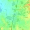 Omanthai topographic map, elevation, terrain