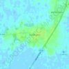 Doddington topographic map, elevation, terrain