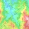 La Ribière topographic map, elevation, terrain