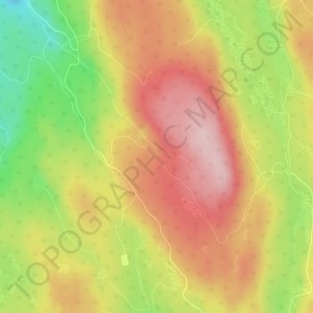 Trollstigen topographic map, elevation, terrain