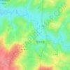 Le Pré Beuson topographic map, elevation, terrain