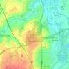 Broadnook topographic map, elevation, terrain