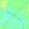 Sungai Pinang topographic map, elevation, terrain