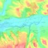 Pradessus topographic map, elevation, terrain