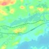 Kashabowie topographic map, elevation, terrain