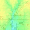 Charlottesville topographic map, elevation, terrain
