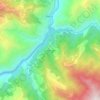 Trashigang topographic map, elevation, terrain