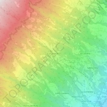 Fuente Nueva topographic map, elevation, terrain