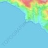 Isola Rossa topographic map, elevation, terrain