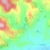 Tullynessle topographic map, elevation, terrain