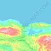 Miragoâne topographic map, elevation, terrain